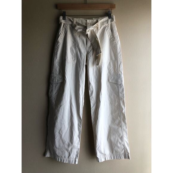 Madewell Pants - New Madewell Cargo Cream Pants Size P24 Womens